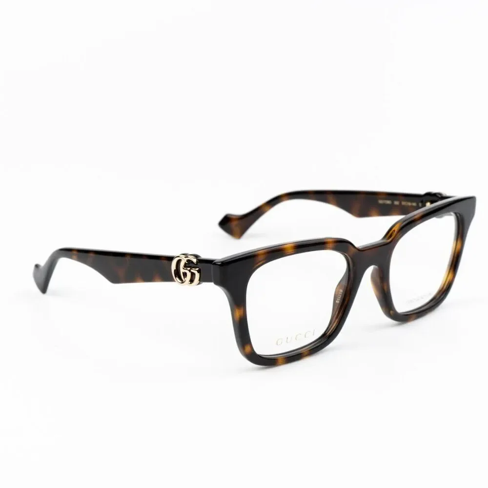 NEW Gucci GG1728O 002 Havana Square Women Eyeglasses